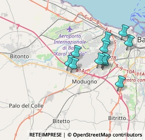 Mappa Strada vicinale fondo, 70026 Modugno BA, Italia (3.51727)
