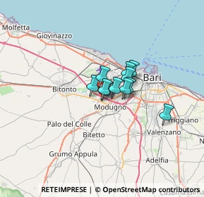 Mappa Strada vicinale fondo, 70026 Modugno BA, Italia (3.42273)