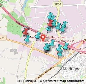 Mappa Strada vicinale fondo, 70026 Modugno BA, Italia (0.785)