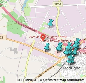 Mappa Strada vicinale fondo, 70026 Modugno BA, Italia (1.322)