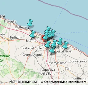 Mappa SP Bari sp1 -modugno, 70026 Modugno BA, Italia (8.00308)