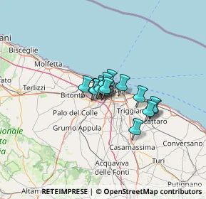 Mappa SP Bari sp1 -modugno, 70026 Modugno BA, Italia (6.98)