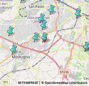 Mappa Strada Provinciale Bari sp1 -modugno, 70026 Modugno BA, Italia (2.66636)