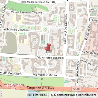 Mappa Via Guanella Don Luigi, 6, 70124 Bari, Bari (Puglia)