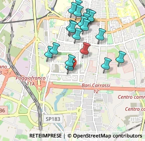 Mappa Via Don Luigi Guanella, 70124 Bari BA, Italia (1.0085)