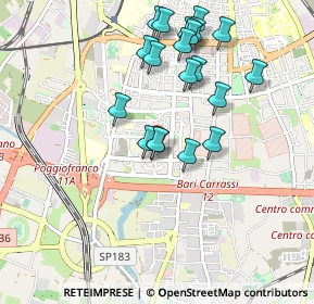Mappa Via Don Luigi Guanella, 70124 Bari BA, Italia (0.997)