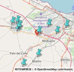 Mappa SP231, 70026 Modugno BA, Italia (4.74273)