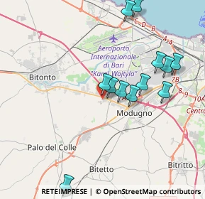 Mappa SP231, 70026 Modugno BA, Italia (4.50615)