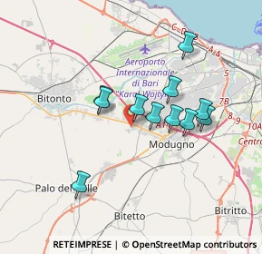 Mappa SP231, 70026 Modugno BA, Italia (3.11182)