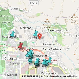Mappa Via Alberico Giaquinto, 81100 Caserta CE, Italia (1.444)