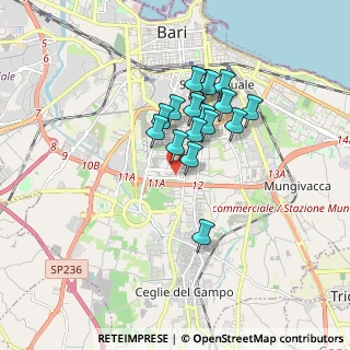 Mappa V.le Luigi de Laurentis, 70121 Bari BA, Italia (1.41118)