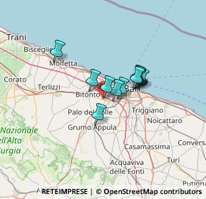 Mappa SP231, 70026 Modugno BA, Italia (8.9225)