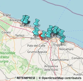Mappa SP231, 70026 Modugno BA, Italia (11.6995)