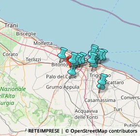 Mappa SP231, 70026 Modugno BA, Italia (8.92667)