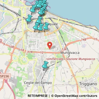 Mappa Strada Vassallo, 70125 Bari BA, Italia (3.0725)
