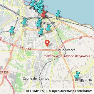Mappa Strada Vassallo, 70125 Bari BA, Italia (3.128)