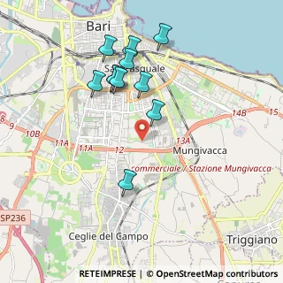Mappa Strada Vassallo, 70125 Bari BA, Italia (1.99364)