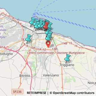 Mappa Strada Vassallo, 70125 Bari BA, Italia (3.44)