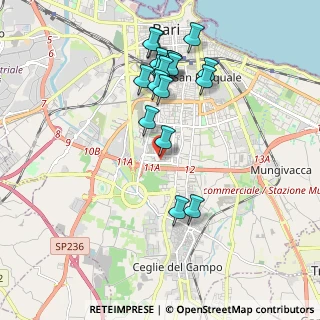 Mappa Strada privata, 70124 Bari BA, Italia (2.04444)