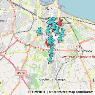 Mappa Strada privata, 70124 Bari BA, Italia (1.27133)