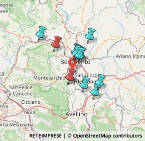 Mappa Contrada Vigne, 82010 San Leucio del Sannio BN, Italia (9.59769)