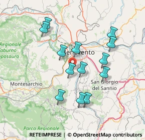 Mappa Contrada Vigne, 82010 San Leucio del Sannio BN, Italia (7.15385)