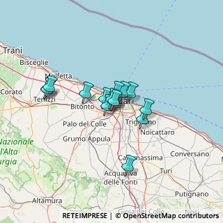 Mappa Via dei Conciatori, 70123 Modugno BA, Italia (10.03429)