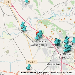 Mappa SP4, 81055 Santa Maria Capua Vetere CE, Italia (5.7615)