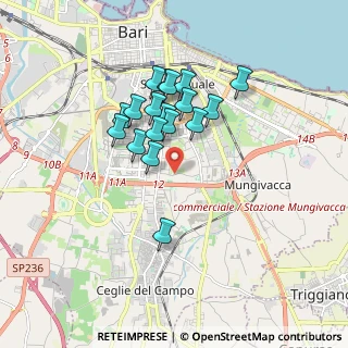 Mappa Strada Vicinale Vassallo, 70125 Bari BA, Italia (1.52333)