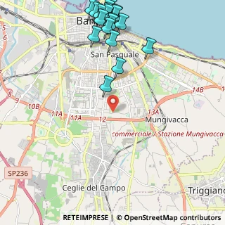 Mappa Strada Vicinale Vassallo, 70125 Bari BA, Italia (3.101)