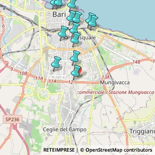 Mappa Strada Vicinale Vassallo, 70125 Bari BA, Italia (2.57)