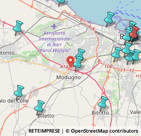 Mappa SS  96 Km 117, 70026 Modugno BA, Italia (6.5035)