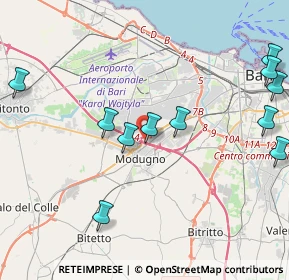 Mappa SS  96 Km 117, 70026 Modugno BA, Italia (5.22273)