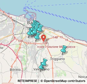 Mappa Via Ottavio Tupputi, 70125 Bari BA, Italia (3.105)