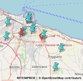 Mappa Via Ottavio Tupputi, 70125 Bari BA, Italia (4.42182)