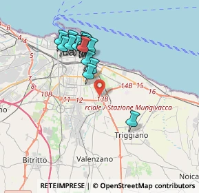 Mappa Via Ottavio Tupputi, 70125 Bari BA, Italia (3.59813)