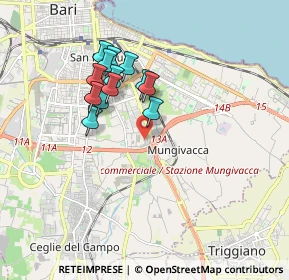 Mappa Via Ottavio Tupputi, 70125 Bari BA, Italia (1.62143)