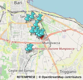 Mappa Via Ottavio Tupputi, 70125 Bari BA, Italia (1.29909)