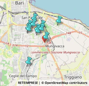 Mappa Via Ottavio Tupputi, 70125 Bari BA, Italia (1.585)