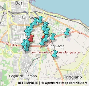 Mappa Via Ottavio Tupputi, 70125 Bari BA, Italia (1.4285)