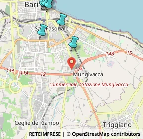 Mappa Via Ottavio Tupputi, 70125 Bari BA, Italia (3.36818)