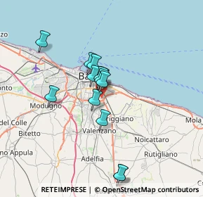 Mappa Via Ottavio Tupputi, 70125 Bari BA, Italia (5.84769)