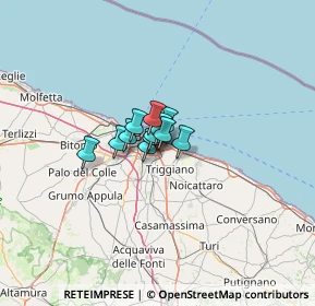 Mappa Via Ottavio Tupputi, 70125 Bari BA, Italia (4.93167)