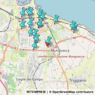 Mappa Via Giannini, 70125 Bari BA, Italia (2.39353)