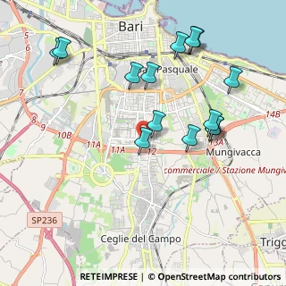 Mappa Via Pietro Nenni, 70124 Bari BA, Italia (2.28)