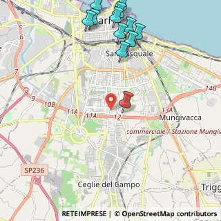 Mappa Via Pietro Nenni, 70124 Bari BA, Italia (2.96417)