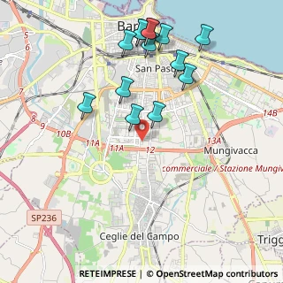 Mappa Via Pietro Nenni, 70124 Bari BA, Italia (2.36429)