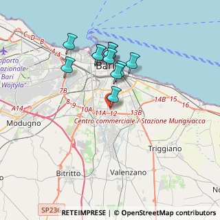 Mappa Via Pietro Nenni, 70124 Bari BA, Italia (3.39)