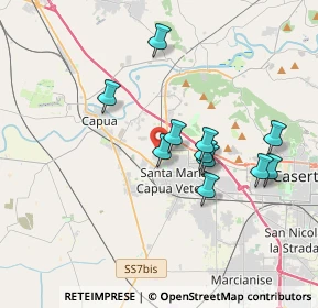 Mappa Via Giotto, 81055 Santa Maria Capua Vetere CE, Italia (3.41091)