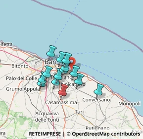 Mappa 70126 San Giorgio BA, Italia (10.775)